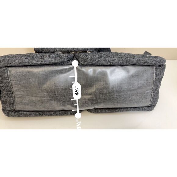 NWOT Lug East West Streetcar tote in dark heather gray - Picture 14 of 16